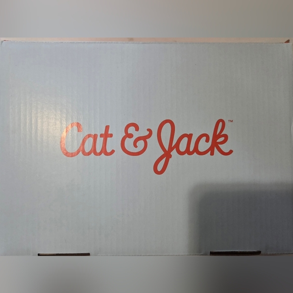 NWT & Box- Boys 12 Dakota Retro Hook & Loop Court Sneakers-Cat & Jack™ Black - Picture 3 of 4